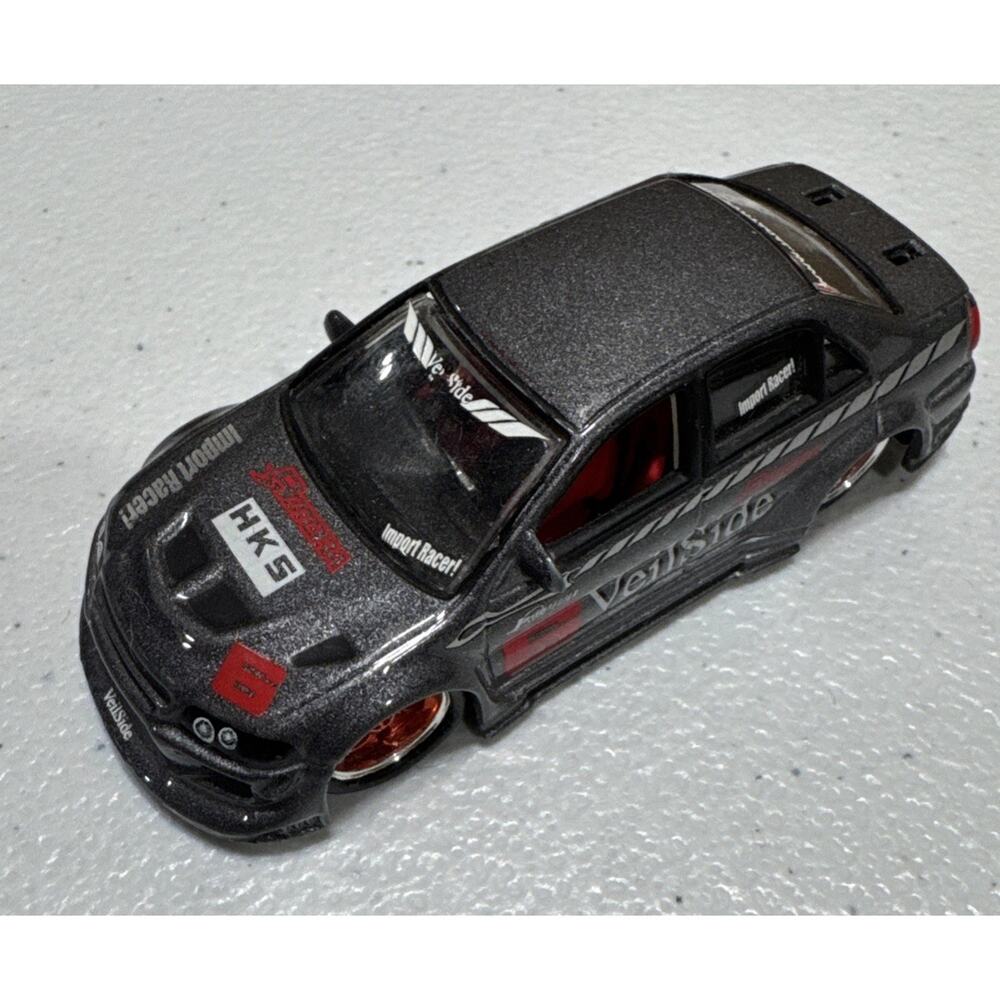 JADA Toys Import Racer Mitsubishi Lancer Evolution VI 1:64 RARE VEILSIDE Gray